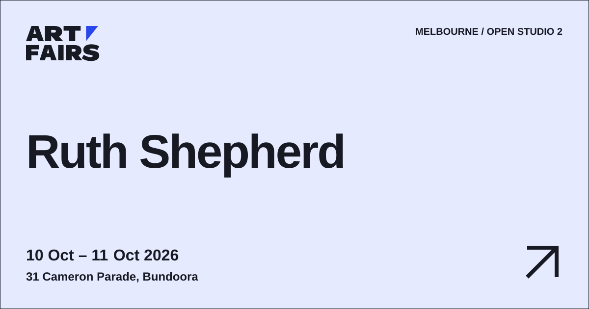 Ruth Shepherd: open studio, 10 Oct – 11 Oct 2026, Bundoora