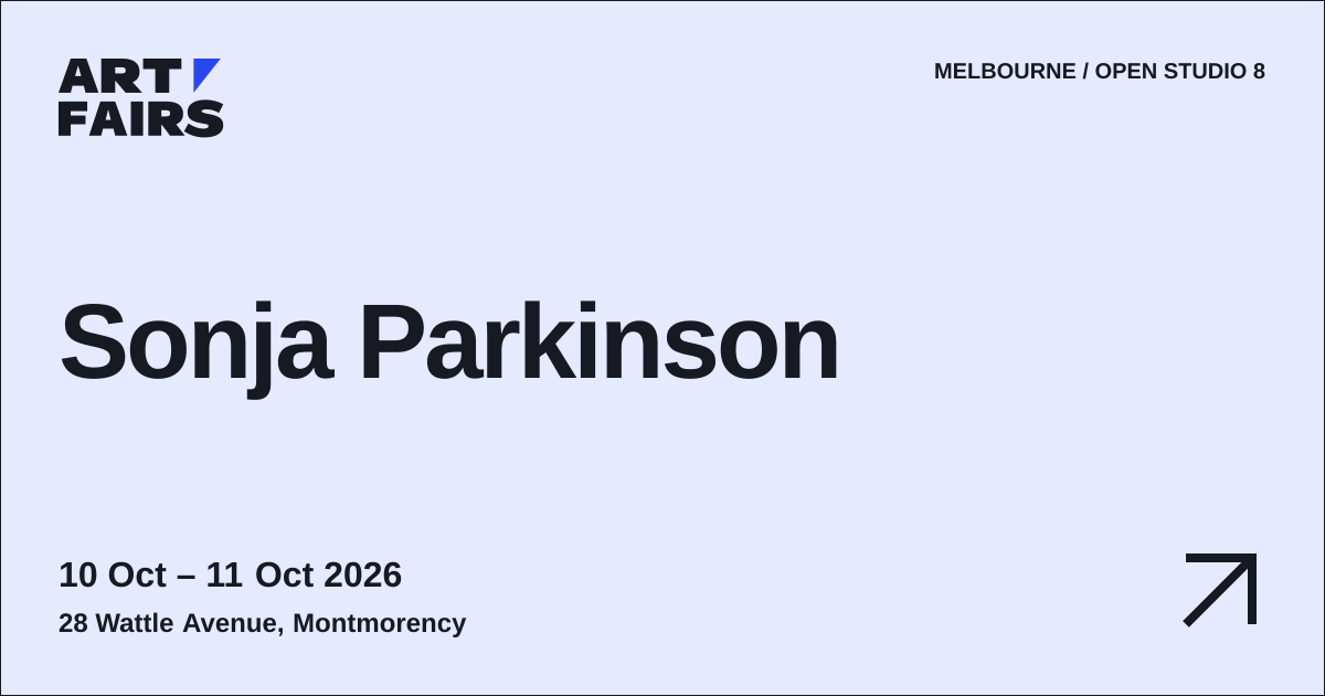 Sonja Parkinson: open studio, 10 Oct – 11 Oct 2026, Montmorency