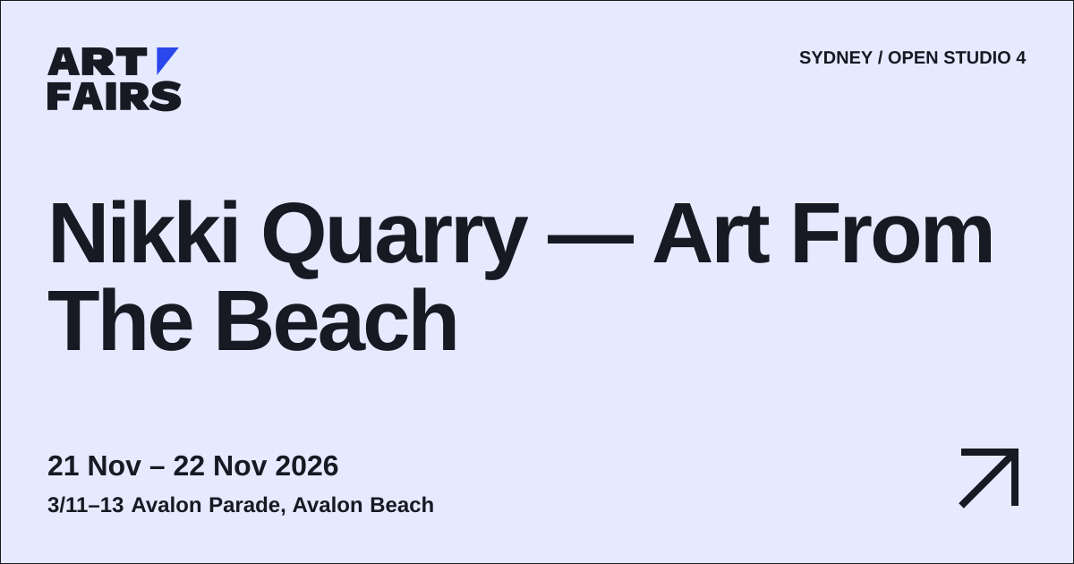 Nikki Quarry — Art From The Beach: open studio, 21 Nov – 22 Nov 2026, Avalon Beach